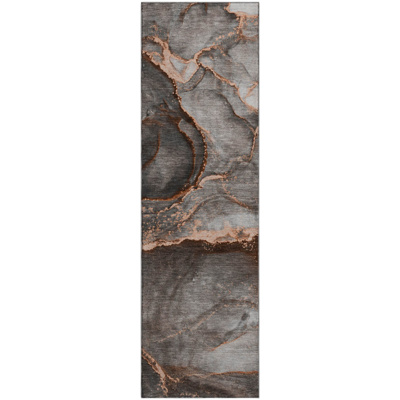 Tapis pêche Premium lavable à la machine Cerrito Amf525, Tapis de couloir 2 pi 3 po x 7 pi 6 po