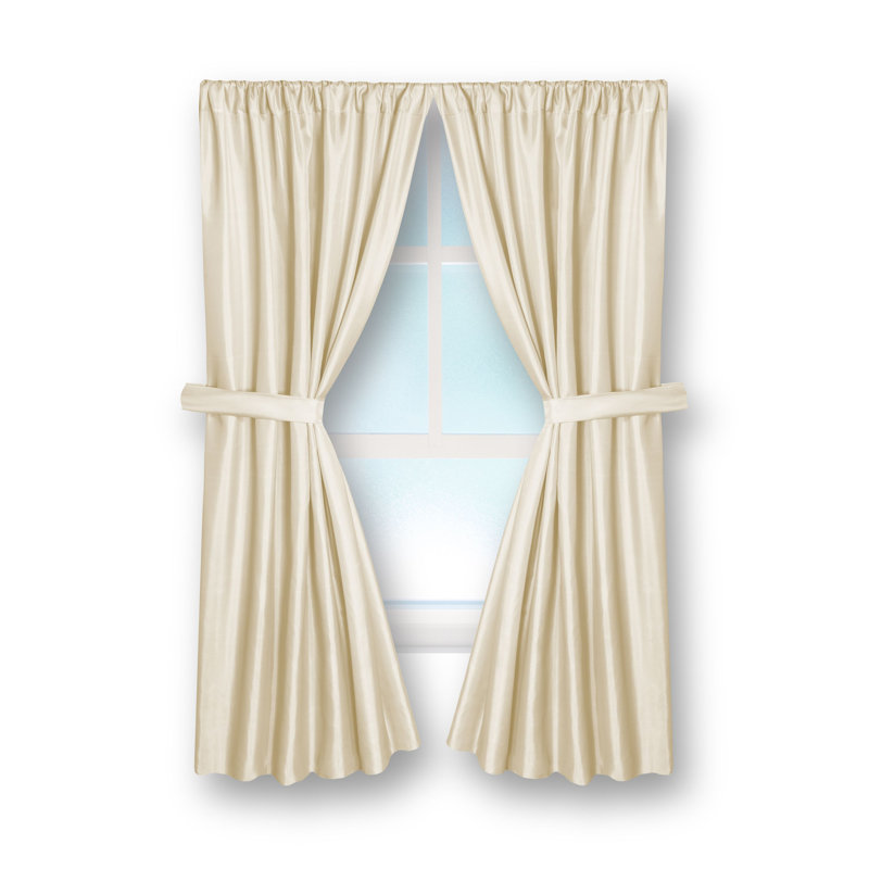 Jamarl Curtain Pair, Ivory