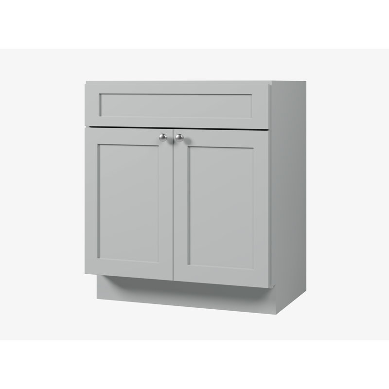 Base de meuble-lavabo 30 po Disar, Gris