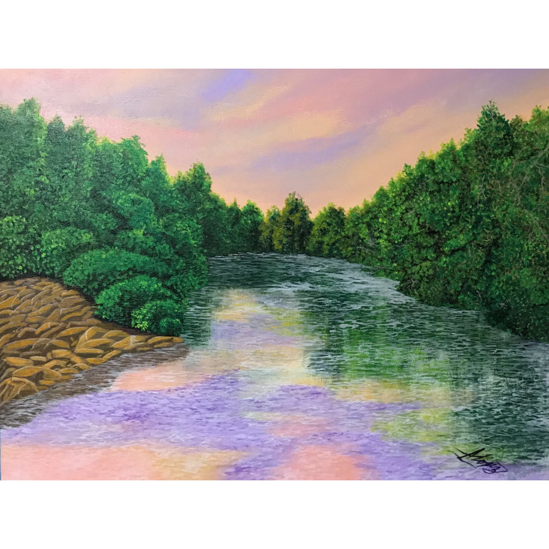 Path To Clarity 001 Print by Alicia Lopez