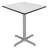 Regency Cain Square Breakroom Table & 4 M Stack Chairs-73412174-97266556-73412191