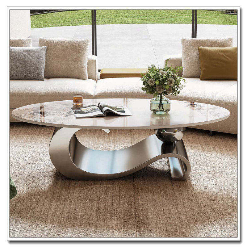Table basse 49,2 po, Gris