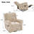 Pismo Modern Chenille Swivel Rocker Recliner with Dual Positions-120922568