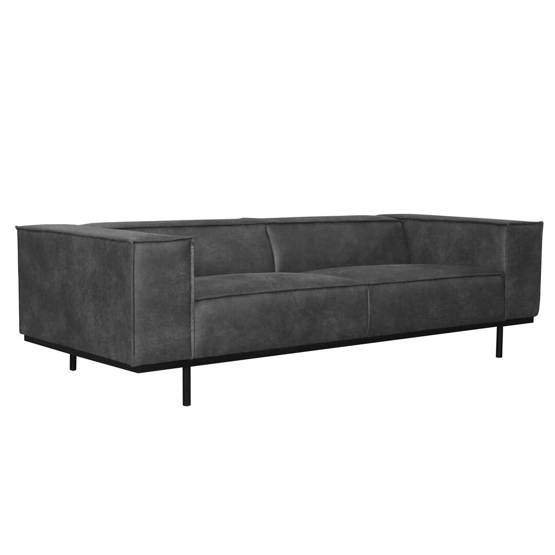 3-Sitzer Sofa Abbie aus Echtleder