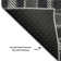 Premium Machine Washable Cerrito AMF563 Black Rug