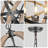 Farmhouse Orb Wood Chandelier