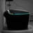 Unique Smart Toilet With Bidet Built In, Intelligent One Piece Toilet For Modern Bathroom, Auto Open/Close Seat, Foot Sensor, LED Display,Night Light, Warm Water & Dryer-114631458