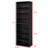 CD DVD Storage Cabinet, Bookcase, Adjustable Shelf 8-Layer Storage, Display Bookshelf, Home, Office, Multi-Functional Double-Layer Bookcase, Can Be Disassembled Into Two 4-Layer Storage Bookcases-951164224