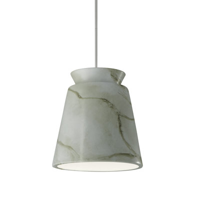 Luminaire suspendu en forme de dôme à 1 lumière Radiance