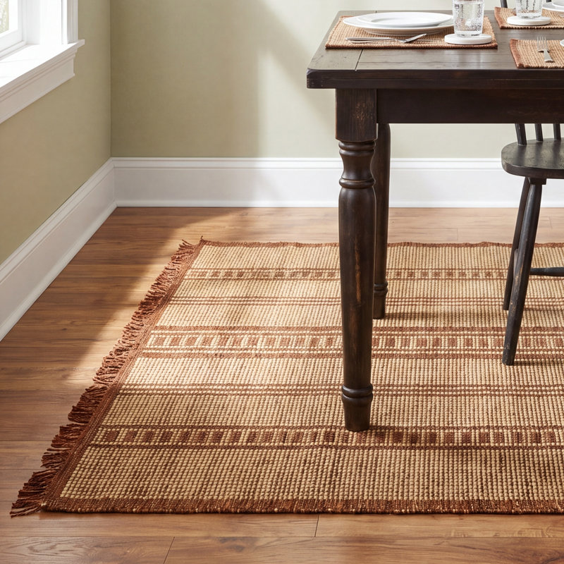 Beckey Striped Indoor Rug, Rectangle 8' x 10'
