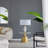 Table Lamp, With Drum Shade