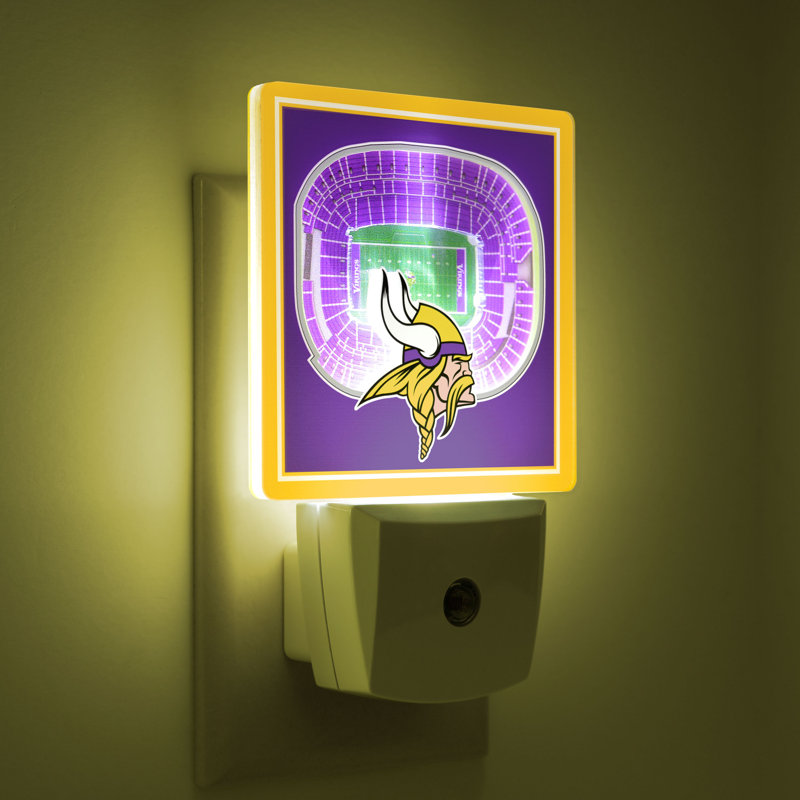 NFL Minnesota Vikings Stadium View Night Light