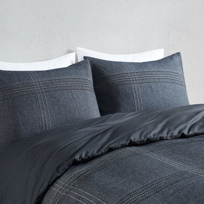 Ensemble de housse de couette surdimensionnée Gracie Mills Goldie Waffle