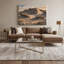 «Coastal Sandy Neutrals», art mural sur toile noire-1677575455