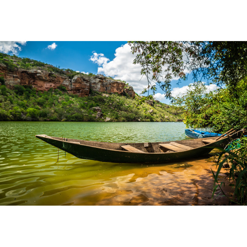 Fishing Boat - Wrapped Canvas Print, 51cm H x 76cm W