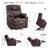 Small Size Power Recliner Lift Chair with Massage, Dual Heating, Adjustable Headrest, Faux Leather-543627909