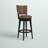 Bittu Swivel Upholstered Faux Leather Counter Stool-130695460-107054693