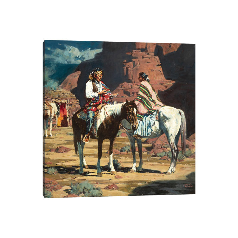 A Night At The Silversmiths By David Mann - Wrapped Canvas Painting by David Mann - Wrapped Canvas Painting