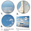 Voilier, voile, sérénité I - Bateau, art mural sur toile-1058843916-1058843915