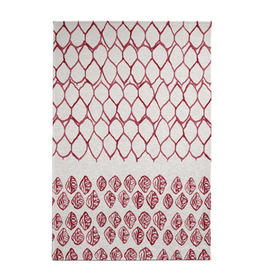 Chenille Geometric Indoor Rug