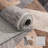 Washable Abstract Geometry Area Rug Non-sliping Backing