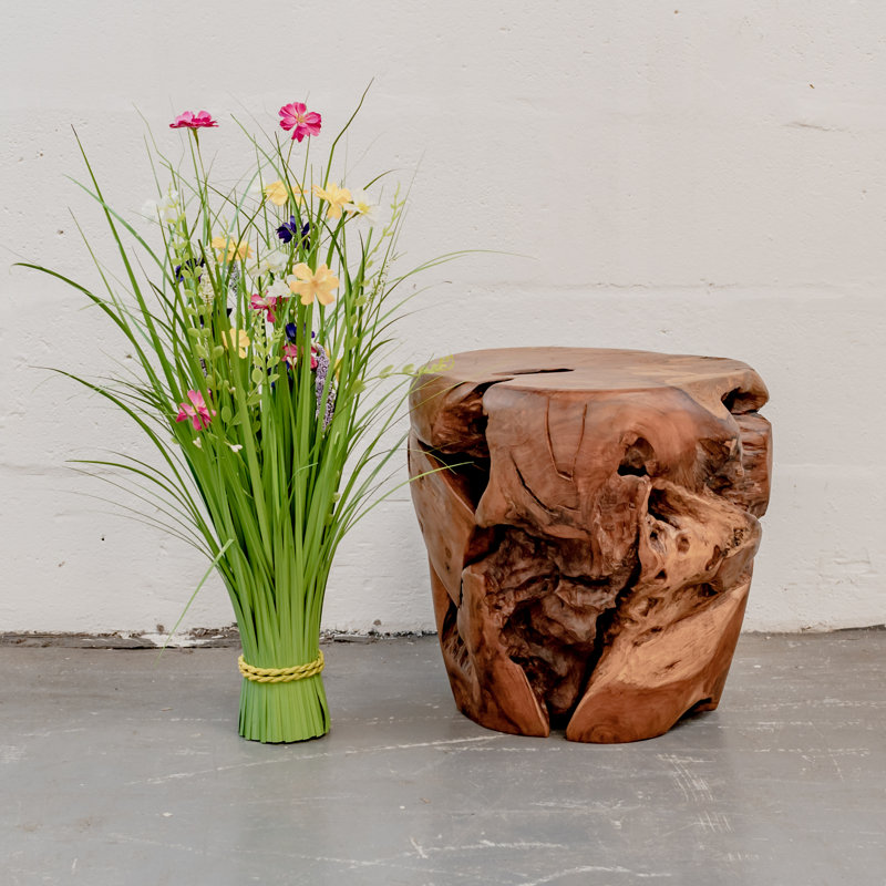 Burruss Solid Wood Accent Stool