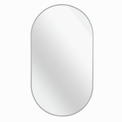 20 X 33 Inch Metal Oval  Mirror