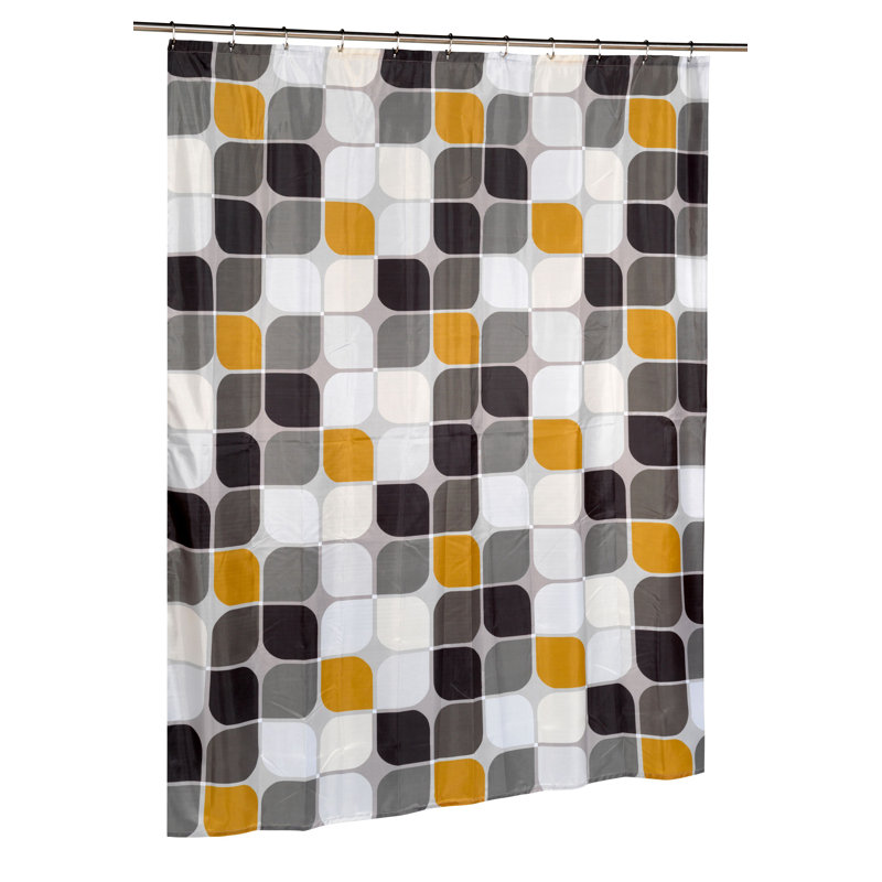 Weisner Geometric Shower Curtain, 78" H x 54" W