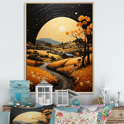 Jeimer " Farm Golden Harvest Pointillism VIII "