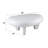 White High Gloss End Table