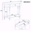 Commode 2 tiroirs 36 po avec tablette ouverte-265808004