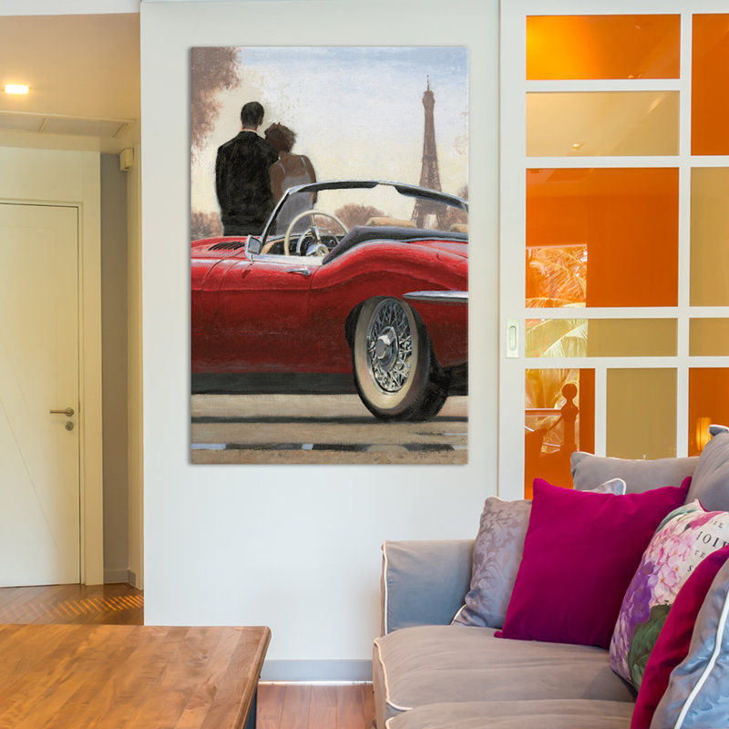 «A Ride in Paris I» par Marco Fabiano, reproduction d'art sur toile tendue, H 40 po x l 26 po x P 1,5 po