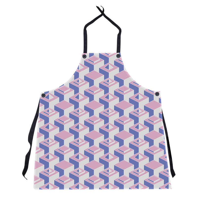Tablier de gratte-ciels, Rose/bleu