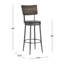 Tabouret de comptoir et de bar Birdsall-2030659496-2030659463