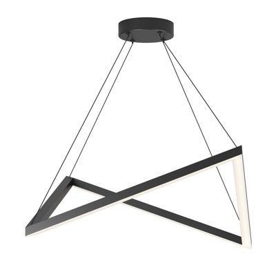Kaliann 1 - Light Atte Black LED Sphere Pendant