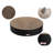 Nelson 20.13" Modern Cardboard Round Bowl Cat Scratcher with Catnip-111615901