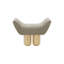 Repose-pieds carré large de 29,9 po Lydie-1225015897