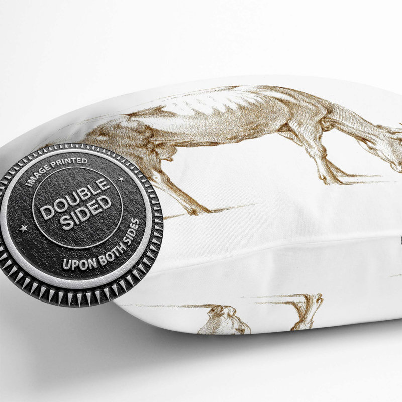 Square Throw Cushion, 40cm H x 40cm W x 15cm D