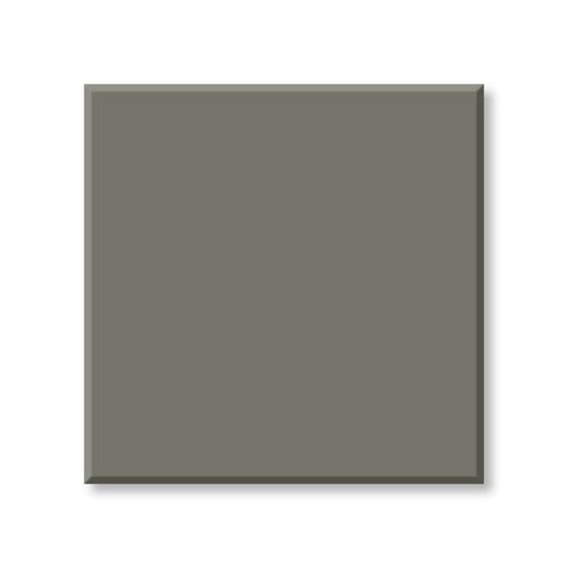 Annette 65'' x 36'' Freestanding Soaking Solid Surface Bathtub, Satin Nickel, Graphite