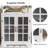 Modern Bathroom Vanity with Ceramic Sink-1363375523