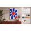 Geometric Radiance Mid-Century - Wrapped Canvas-1736973032-1736973035