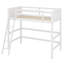 Lit mezzanine en bois avec échelle-1867699106
