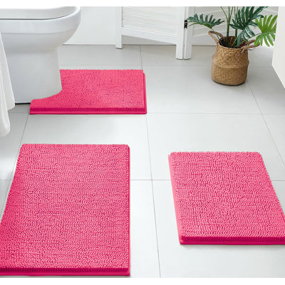 Tapis de salle de bain 3 pièces