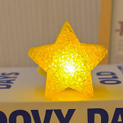 Handheld Star Lamp Stage Dance Performance Wrist Glowing Ambient Light Performance Holding Support Props 3.94in