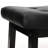 24" Upholstered Saddle Counter Height Bar Stool with Wood Frame for Kitchen Island-124519571