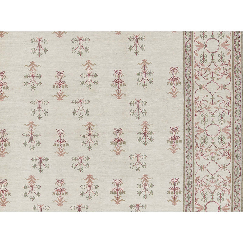 Striped Area Rug in Beige