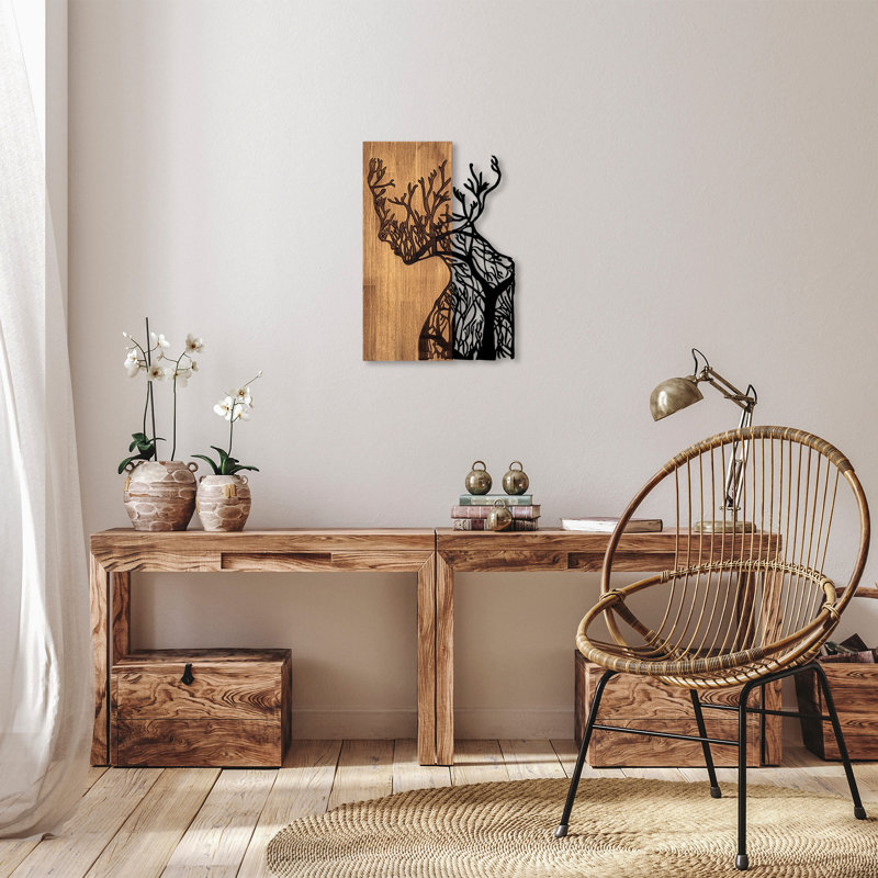 Décoration murale en bois