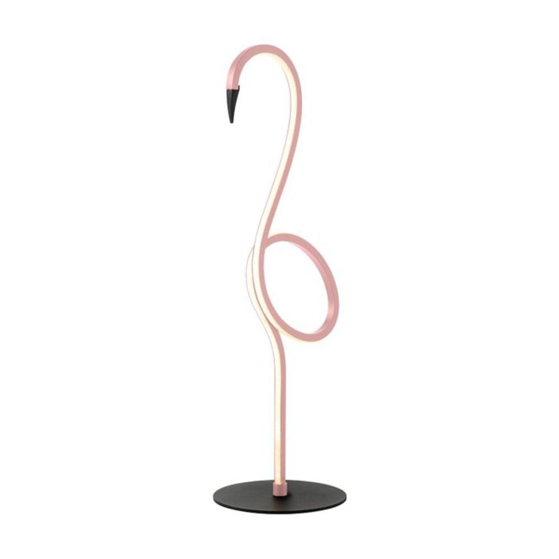Flamingo LED Table Lamp, Black/Pink