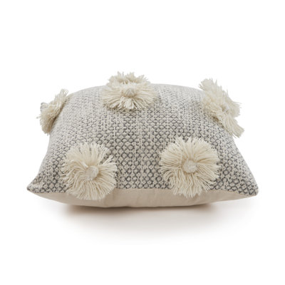 Housse de coussin en coton tissé à la main