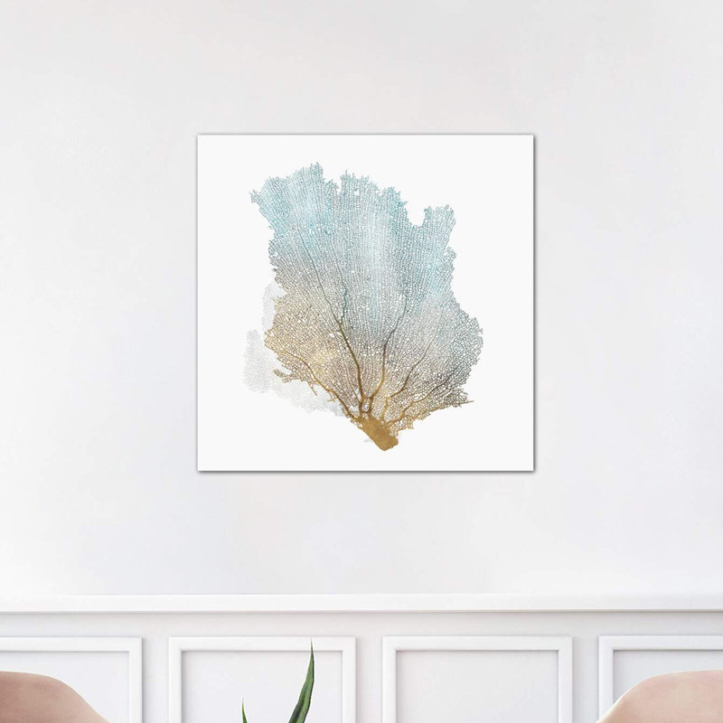 Delicate Coral I by Isabelle Z - Wrapped Canvas Print, 66.04 cm H x 66.04 cm W x 1.91 cm D
